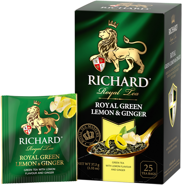 RICHARD ROYAL GREEN LEMON & GINGER 25п 010540 фото