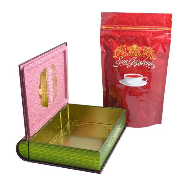 SUN GARDENS ceai negru Tea Book SPRING 100g  (cutie metal) 013558 foto