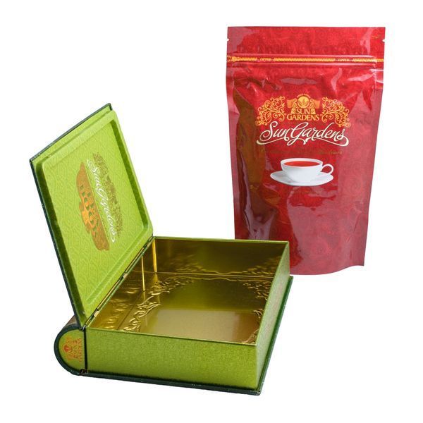 SUN GARDENS ceai verde Tea Book SUMMER 100g (cutie metal) 013560 foto