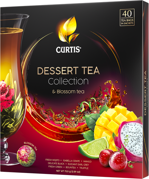 CURTIS Dessert Blooming Tea Colection 40 пак. 010489 фото