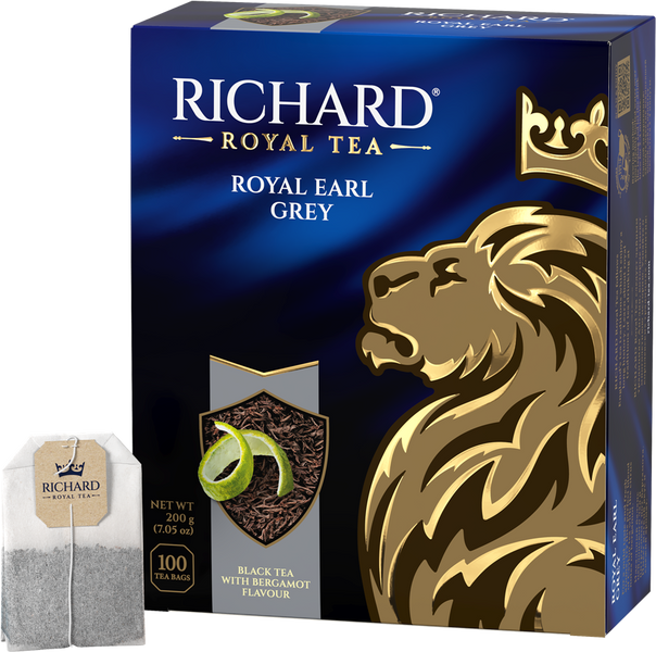 RICHARD Royal Earl Grey 100pac 010274 foto