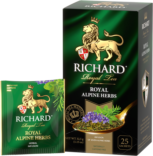 RICHARD ROYAL ALPINE HERBS 25pac 010539 foto