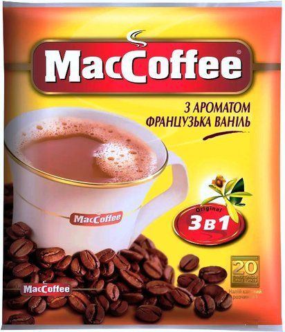 Bautura de cafea 3in1 MacCoffee cu aroma French Vanilla 20pl 007202 foto