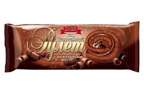 Rulada RUSKII BISCVIT cu Ciocolata 150g 035145 foto