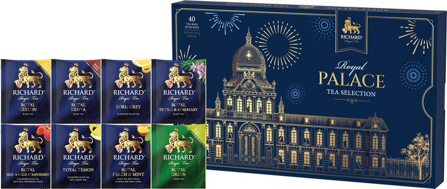 Richard "ROYAL PALACE TEA SELECTION" ассорти 40 пак ID999MARKET_6550717 фото