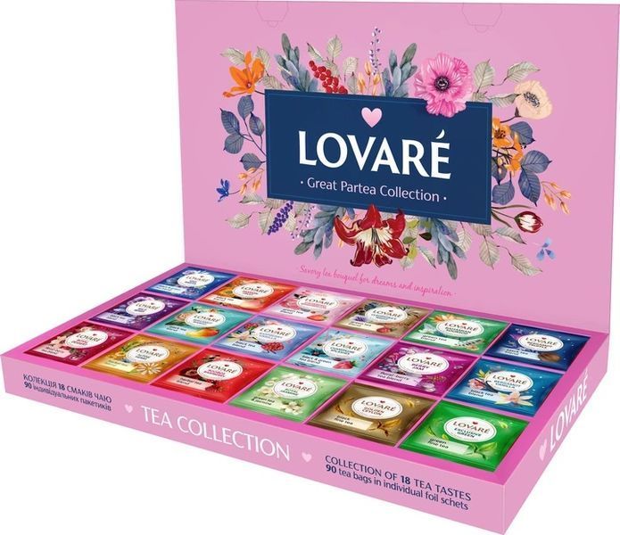 Set LOVARE ceai mix Great Partea Collection 90 pac 733045 foto