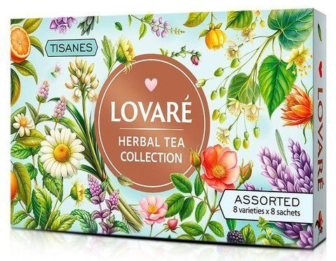 Set LOVARE ceai mix Herbal Tea Collection 64pac   (Tisanes) 733065 foto