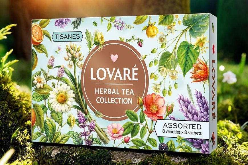 Set LOVARE ceai mix Herbal Tea Collection 64pac   (Tisanes) 733065 foto