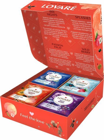 Set LOVARE ceai mix Black Tea Assorted 32pac 733150 foto