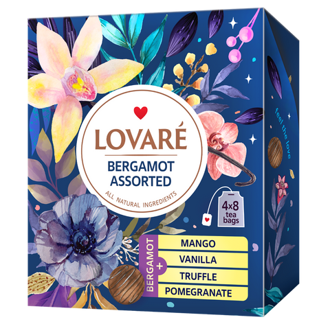 Set LOVARE ceai mix Bergamot Assorted 32pac 733151 foto