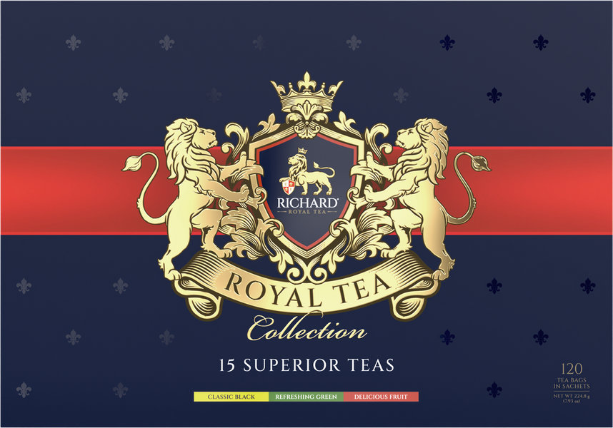 Чай Richard "Royal Tea Collection" ассорти 120 сашетов ID999MARKET_6792613 фото