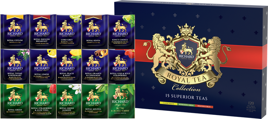 Чай Richard "Royal Tea Collection" ассорти 120 сашетов ID999MARKET_6792613 фото