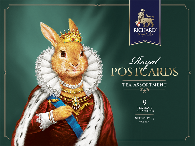 Richard "ROYAL POSTCARDS TEA ASSORTMENT" ассорти 9 пак ID999MARKET_6550735 фото