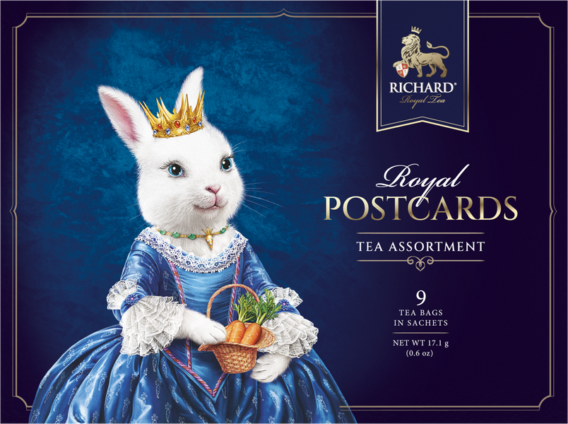 Richard "ROYAL POSTCARDS TEA ASSORTMENT" ассорти 9 пак ID999MARKET_6550735 фото