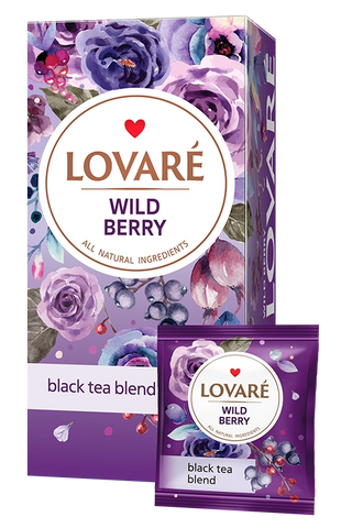 LOVARE ceai negru cu pomusoare, aromatizat Wild Berry 24 pac 733041 foto