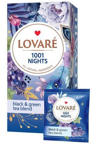 LOVARE mix ceai negru, verde si fructe 1001 Nights 24 pac 733029 foto