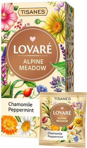 LOVARE bautura de plante, flori si fructe Alpine Meadow 24 plicuri (TISANES) 733207 foto