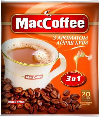 Bautura de cafea 3in1 MacCoffee cu aroma Irish Cream 20pl 007205 foto