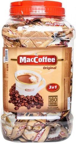 Bautura de cafea MacCoffee 3in1 Original 160pl  (BORCAN) 007227 foto